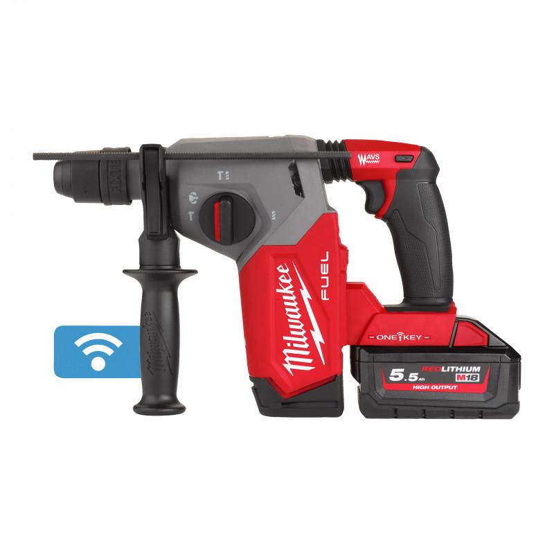 M18 ONEFHX-552X Perforateur SDS+ 26mm FUEL ONE KEY, FIXTEC, 18V, 2 batteries 5,5Ah High Output, HD Box Milwaukee | 4933478504_0