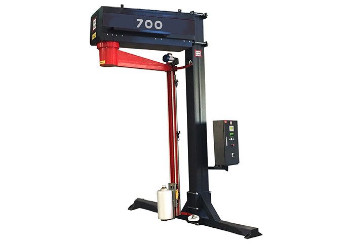 Modèle 700 - Banderoleuse semi-automatique à bras tournant - EF Pack - Jusqu'à 20 palettes/heure_0