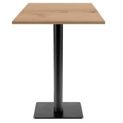 Restootab - Mange-debout 60x60cm - modèle Milan T chêne delano - marron TB-MITFF-6060M-CH.DELA_0