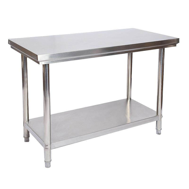 TABLE DE TRAVAIL EN ACIER INOXYDABLE 120 X 60 X 85 CM CUISINE PROFESSIONNEL 16_0002503_0