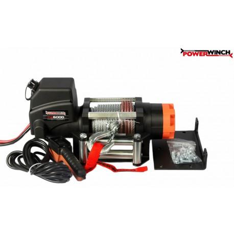 Treuil électrique Powerwinch 2720 kg - 12V - pour bateau jusqu'à 1700 kg ou fendeuse_0