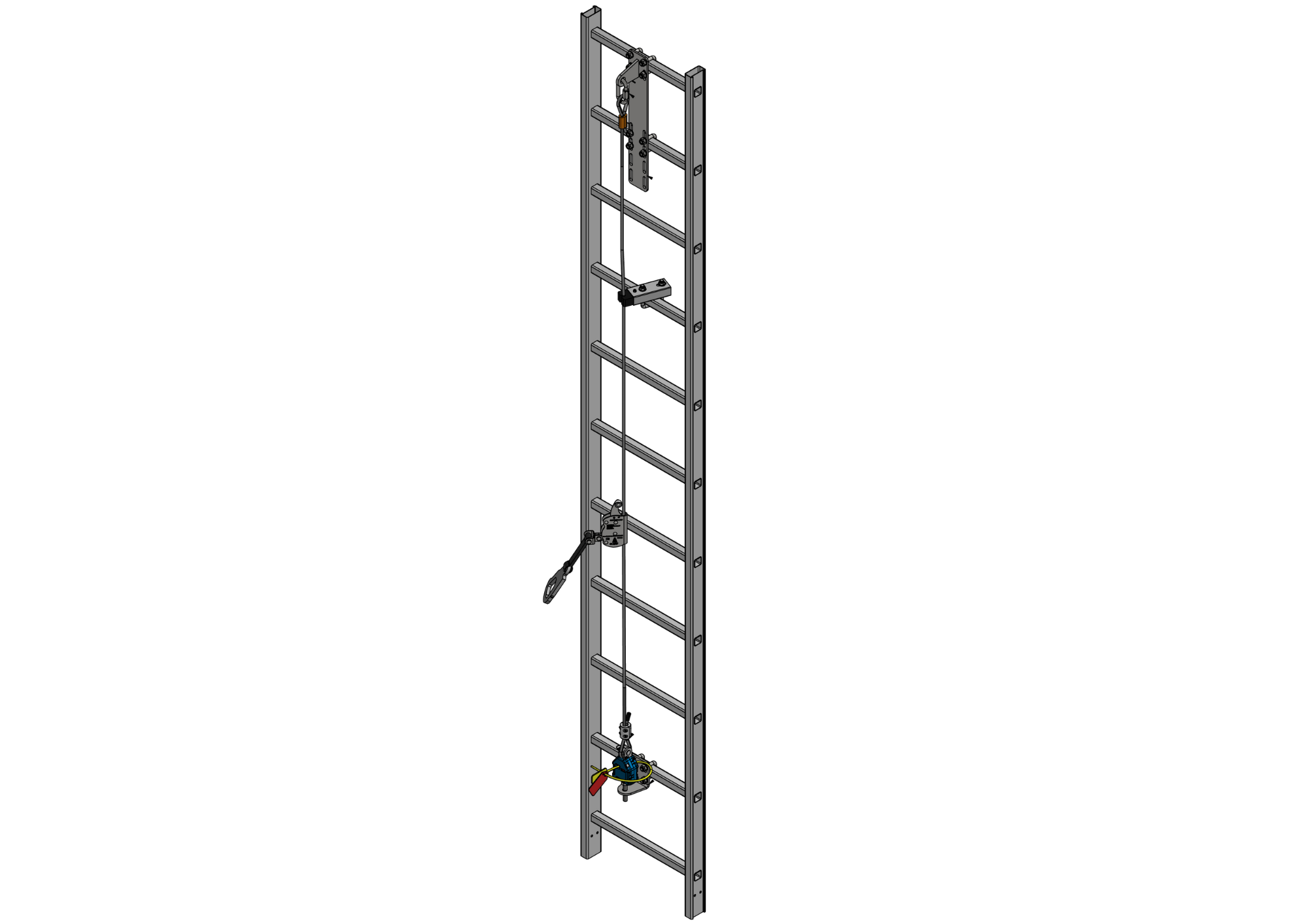 Antichute vertical sur câble: dispositif de protection contre les chutes de hauteur_0