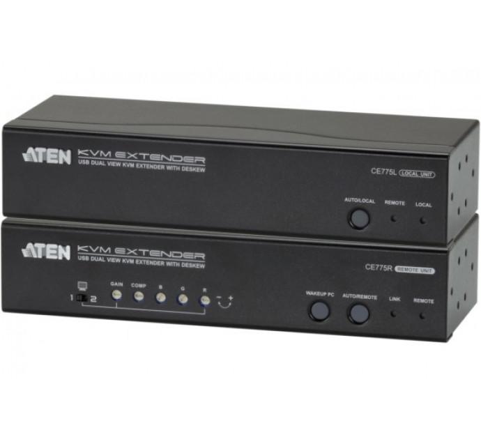Aten ce775 prolongateur kvm double écran vga/usb/audio 300m 50037_0