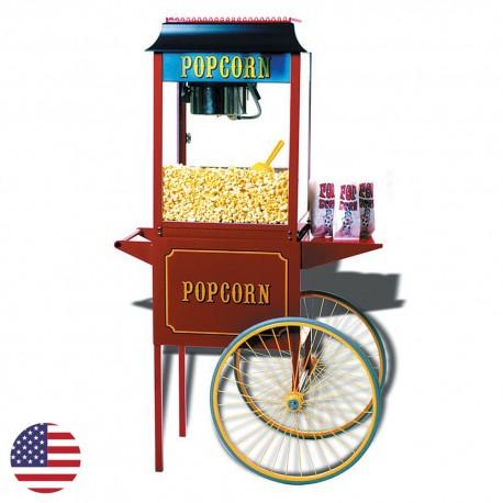 Chariot pour machine à pop-corn professionnelle Sofraca - Compatible Original 1911 et Thrifty Pop 8 - Fabrication USA_0