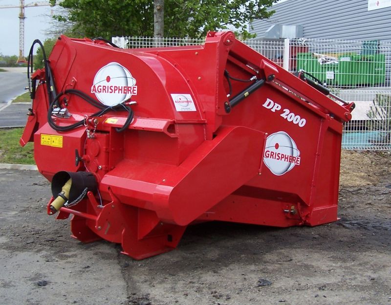 Dp 2000p - désileuse pailleuse - 3t atelier - portée 2.10m3 - démêleur mécanique ou hydraulique_0