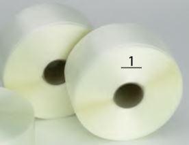 Feuillard textile en polyester blanc_0
