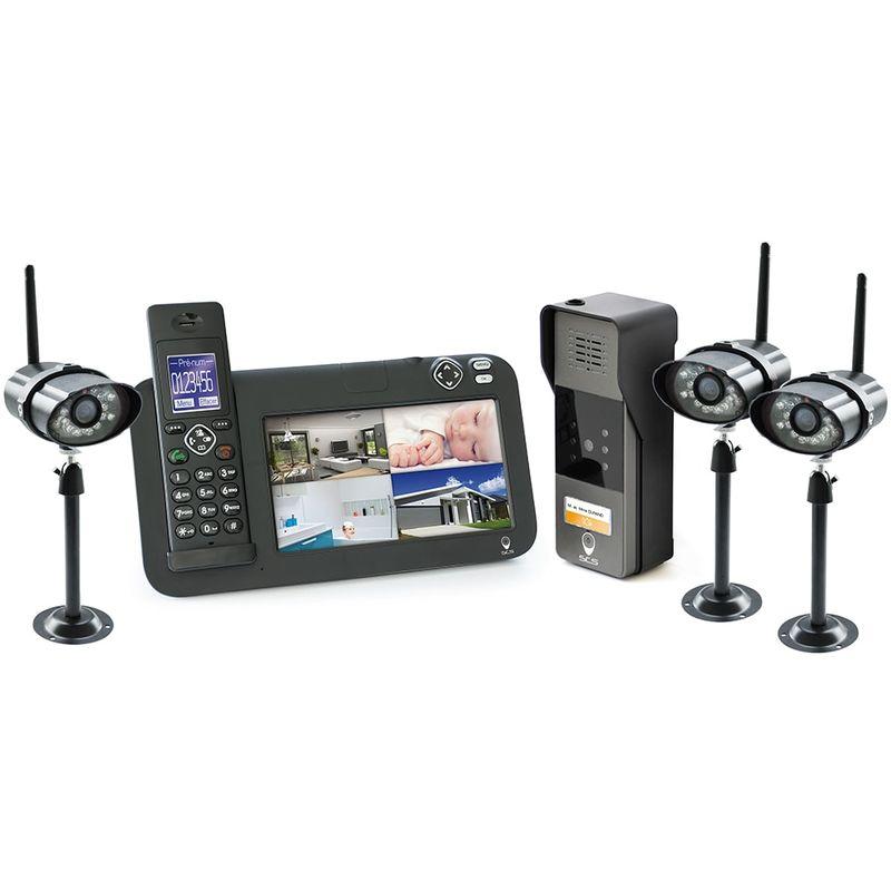 SCS Sentinel Audiobell Interphone audio 2 fils fonction mains libres