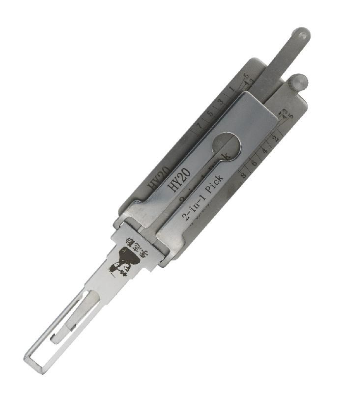 Lishi HY20 / HYN17 - crocheteur et décodeur 2-en-1 pour serrures Hyundai et Kia_0