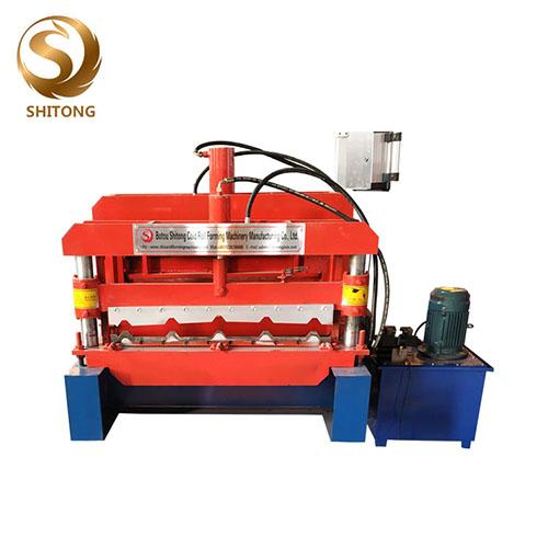 Profileuse de tuiles de haute qualité - acier coloré, galvanisé ou aluminium - productivité 3-4m/min - système PLC_0