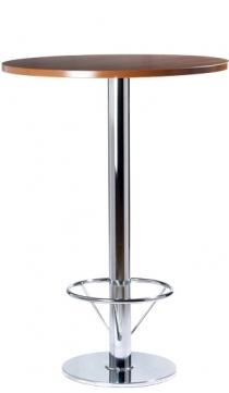 Mange-debout Siera 430 CRF D70 - Structure en métal chromé et plateau mélaminé Ø70 cm_0