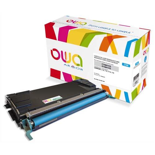 Owa toner compatible lexmark cyan c748h1cg k15851ow_0