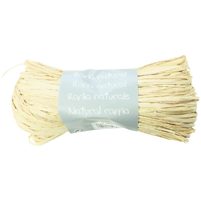 Bobine De Raphia Naturel Or Et Argent - 1 Mètre - Lot De 2 - Pour Créations Manuelles, Emballage, Décoration