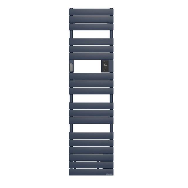 Radiateur sèche-serviettes connecté Adelis étroit 750W Bleu Profond - Atlantic - 861932_0