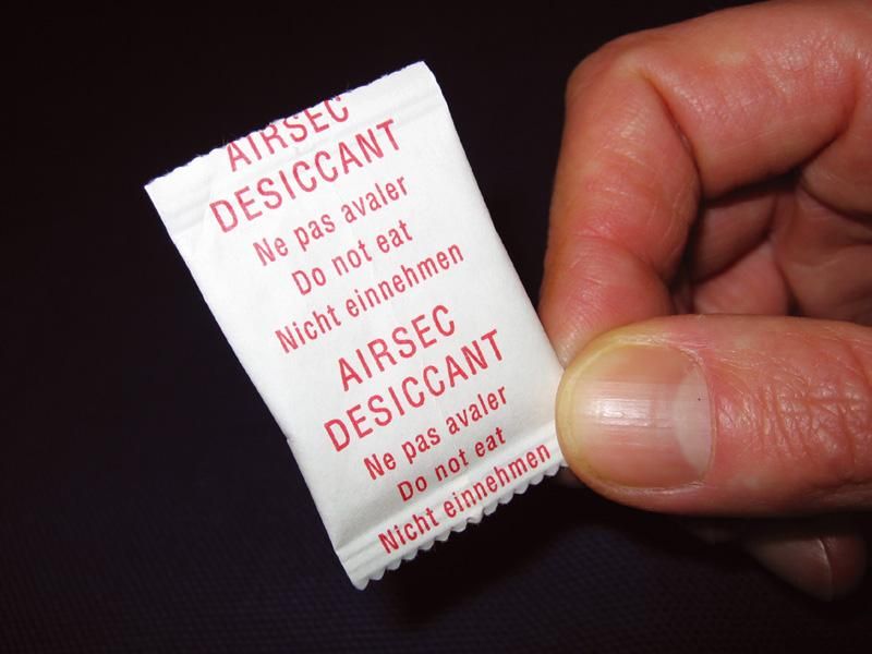 Sachet déshydratant