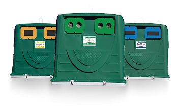 Smily - borne d'apport volontaire Quadria - colonnes aériennes adaptées aux contraintes mécaniques_0