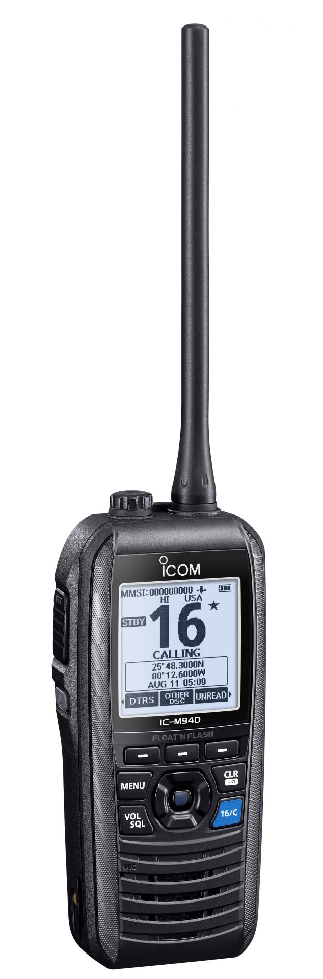 Vhf marine portable avec GPS ASN et AIS IC-M94DE_0