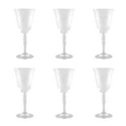 Aulica Verres A Vin  H20Cm - Lot De 6 - transparent verre 956617_0