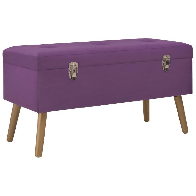 BANC BANQUETTE AVEC COMPARTIMENT DE RANGEMENT 80 CM VIOLET VELOURS 02_0010725_0