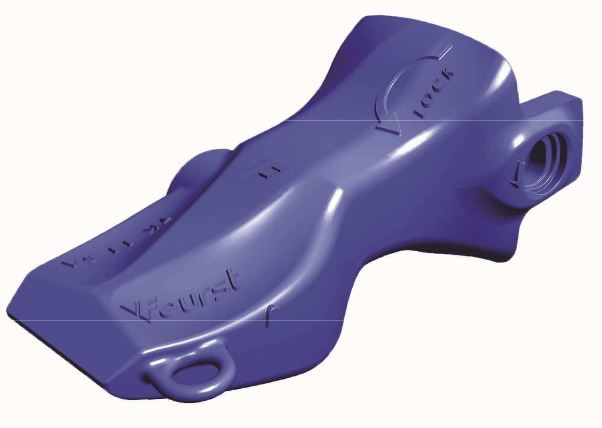 Dents de godet Turnkey TKN11 SA - Référence TKN13 SA - Poids 27,95 kg - Dimensions précises en mm_0