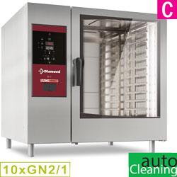 Four mixte gaz vapeur directe et convection 10 niveaux gn2/1 + cleaning - SDG/XC-12_0