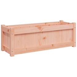 Helloshop26 - Jardinière bac lit surélevé plantes fleurs terrasse jardin 90 x 31 x 31 cm bois massif douglas marron 02_0037966 - 3000214007212_0