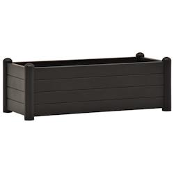 Helloshop26 - Jardinière lit surélevé plantes fleurs jardin PP anthracite 100 x 43 x 35 cm 02_0001222 - 3000075921535_0