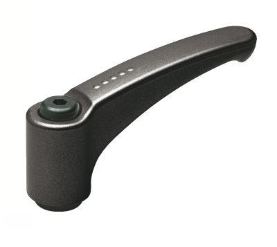 Manette indexable - zamac à insert taraudé noir (14-22) - couleurs sur demande_0