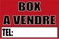 Panneau en PVC - Box à vendre - Format 600x400mm - Épaisseur 3mm - Usage intérieur/extérieur_0