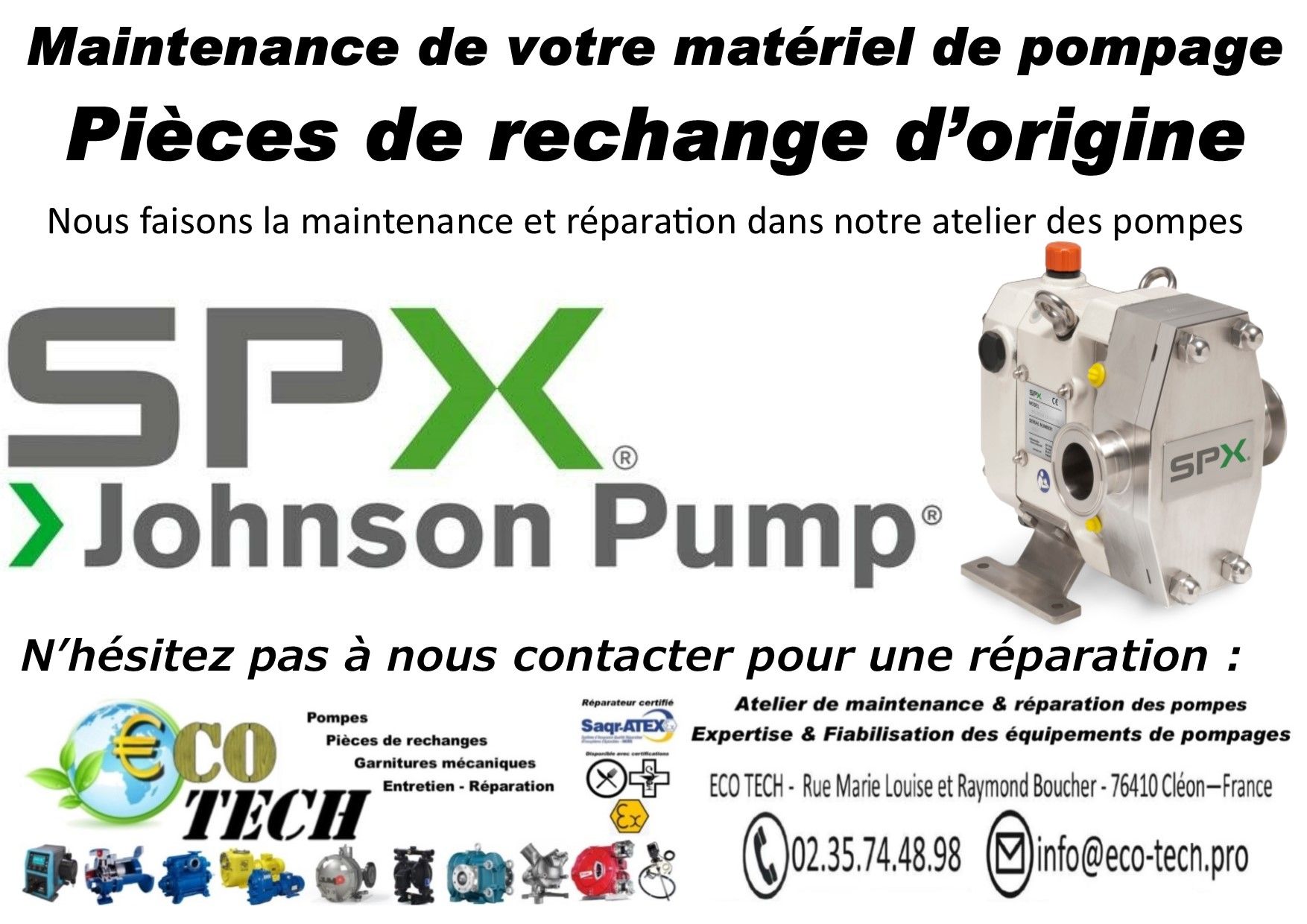 Pompe spx johnson pièces de rechange et détachées normandie nouvelle-aquitaine_0
