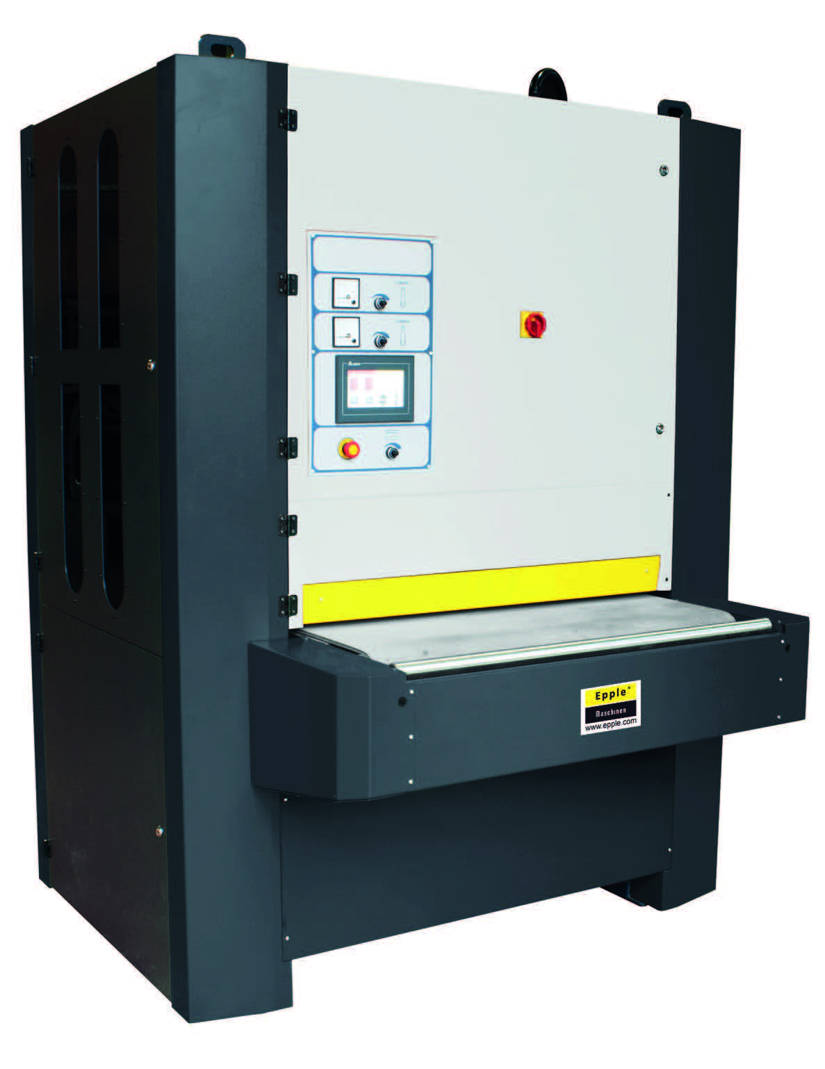 Ponceuse automatique à bande métallique - E-MBSM 1.100 2S - Grande surface de travail, ébavurage et finition_0