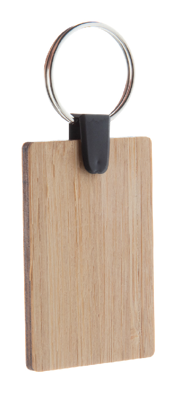 Porte-clés en bambou rectangle_0