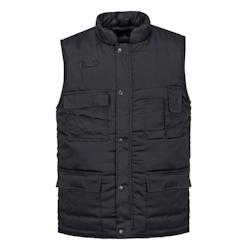 Portwest - Gilet de travail sans manches SHETLAND Noir Taille L - L noir 5036108031290_0