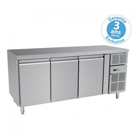 Table réfrigérée négative sans dosseret 3 portes 464 litres - GN3101BT_0