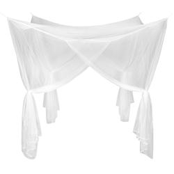 Tectake Moustiquaire double blanc - 401729 - blanc polyester 401729_0