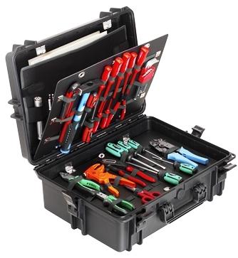Valise porte-outils RC-PS 350 W - dimensions intérieures 500x350x194 mm - étanche et résistante_0