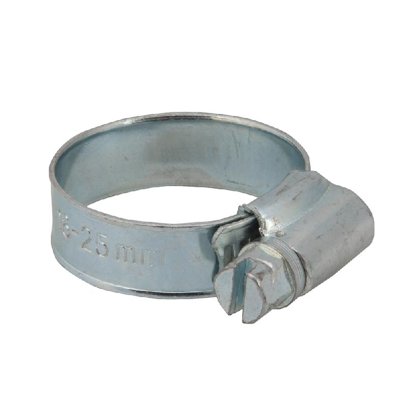 10 colliers de serrage 18-25 mm - Fixman 734117 - Idéal pour tuyaux en caoutchouc et conduites flexibles_0