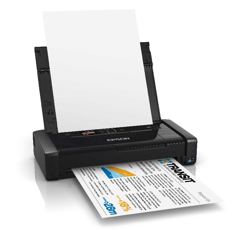 Epson WorkForce WF-100W - Imprimante jet d'encre couleur portable - Résolution 5760 x 1440 DPI - Wifi et écran LCD_0
