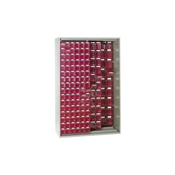 Armoire d'atelier à panneaux coulissants pour blocs tiroirs Type C - Vert - Charge maximale 160 kg par panneau_0