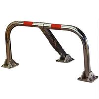 Barrière de parking 3 pieds - serrure identique Mottez - verrouillage automatique et protection antirouille_0