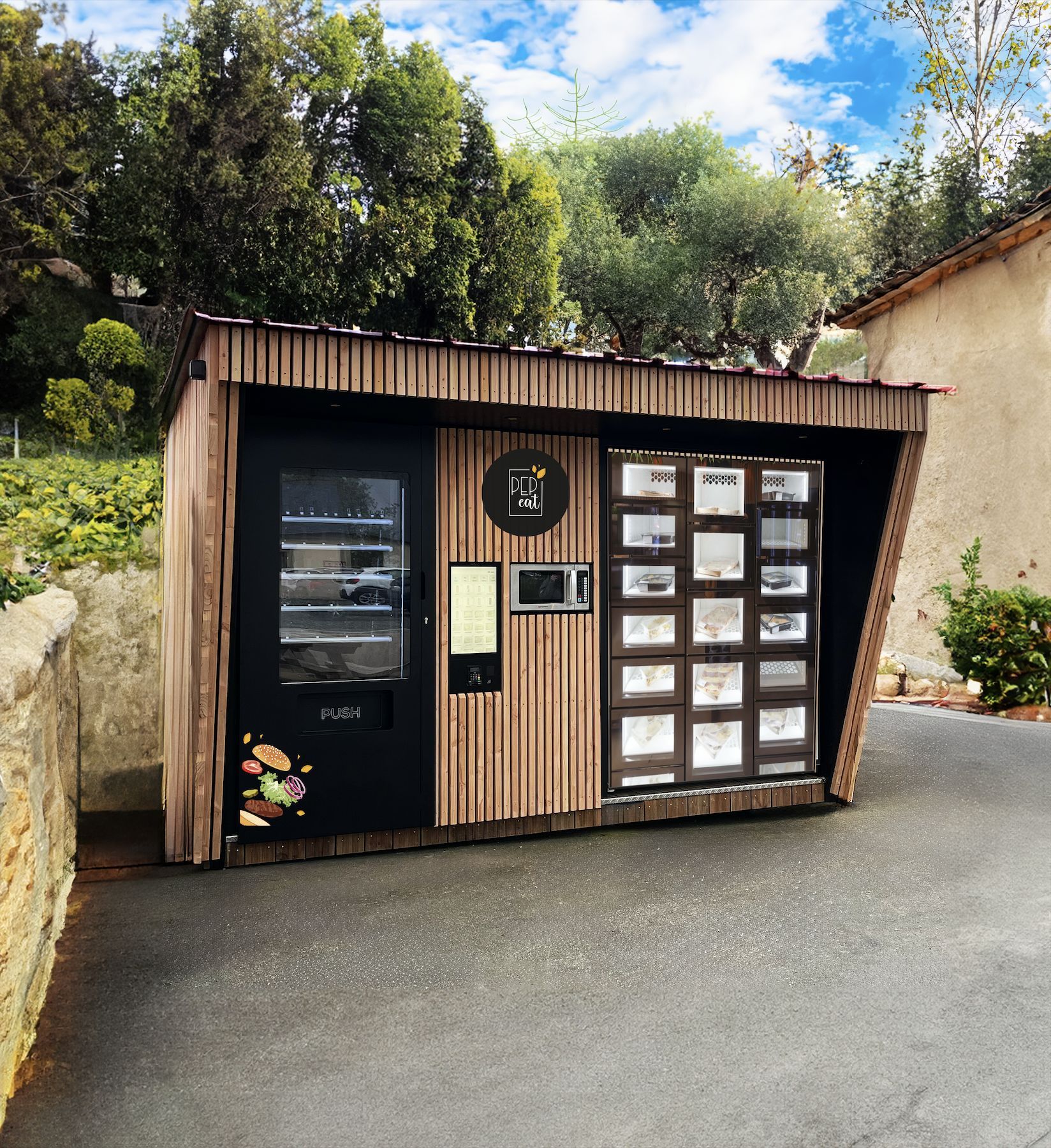 BOB (Best Of Box) : mini magasin moins de 5m2 automatique pour fromagerie_0