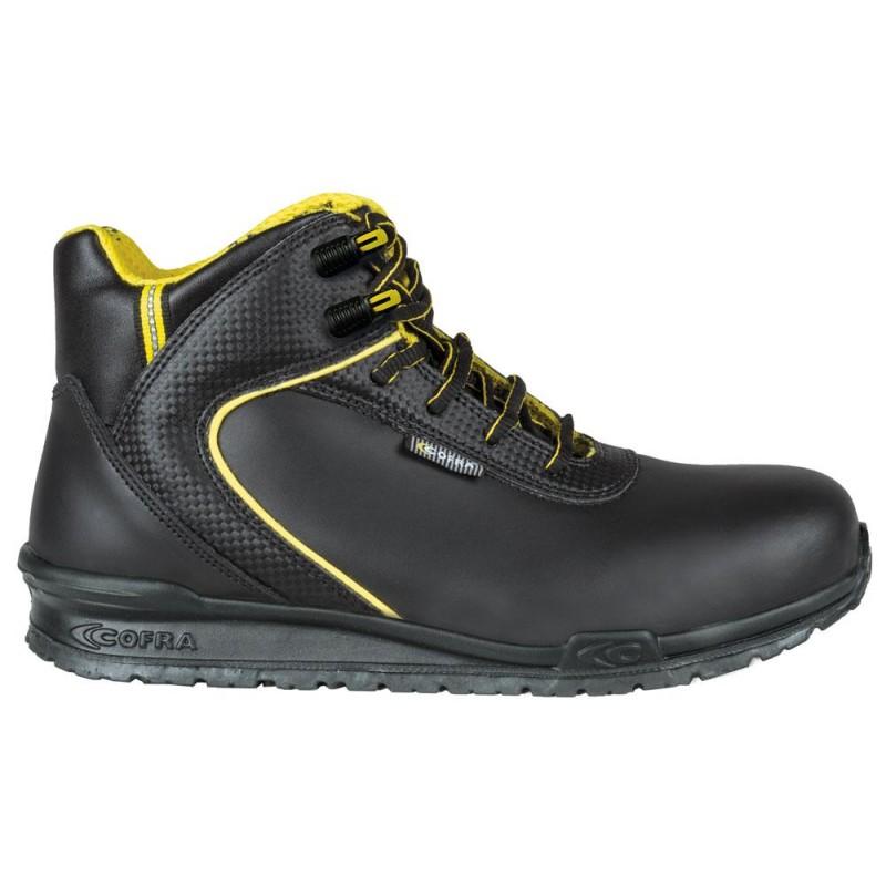 Chaussures de sécurité montantes Bohr S3 SRC - cuir hydrofuge, embout aluminium, semelle anti-perforation non métallique_0