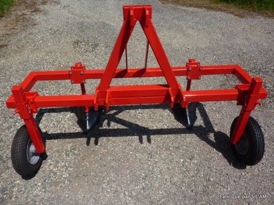 Butteuse agricole pour pommes de terre - Sicam - 2 ou 3 rangs et plus - Attelage par chappes ou pitons_0