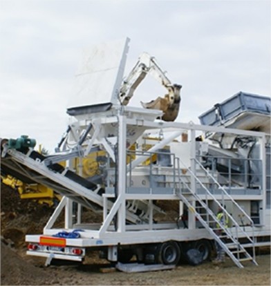 Centrale, unité et machine de chaulage mobile