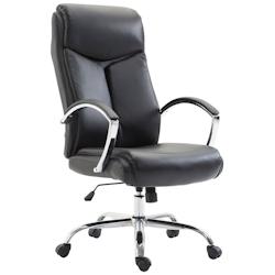 CLP Fauteuil de bureau XL Vaud similicuir Noir - noir polyester 192390401_0