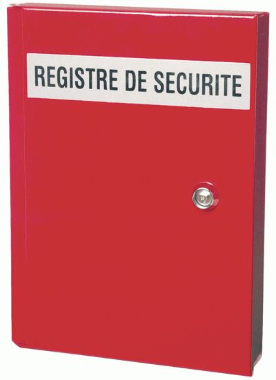 COFFRET POUR REGISTRE DE SÉCURITÉ