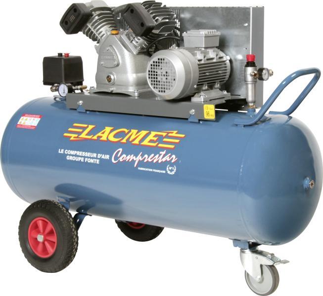 Compresseur 150 litres lacmé : comprestar 20v150t - 330448_0