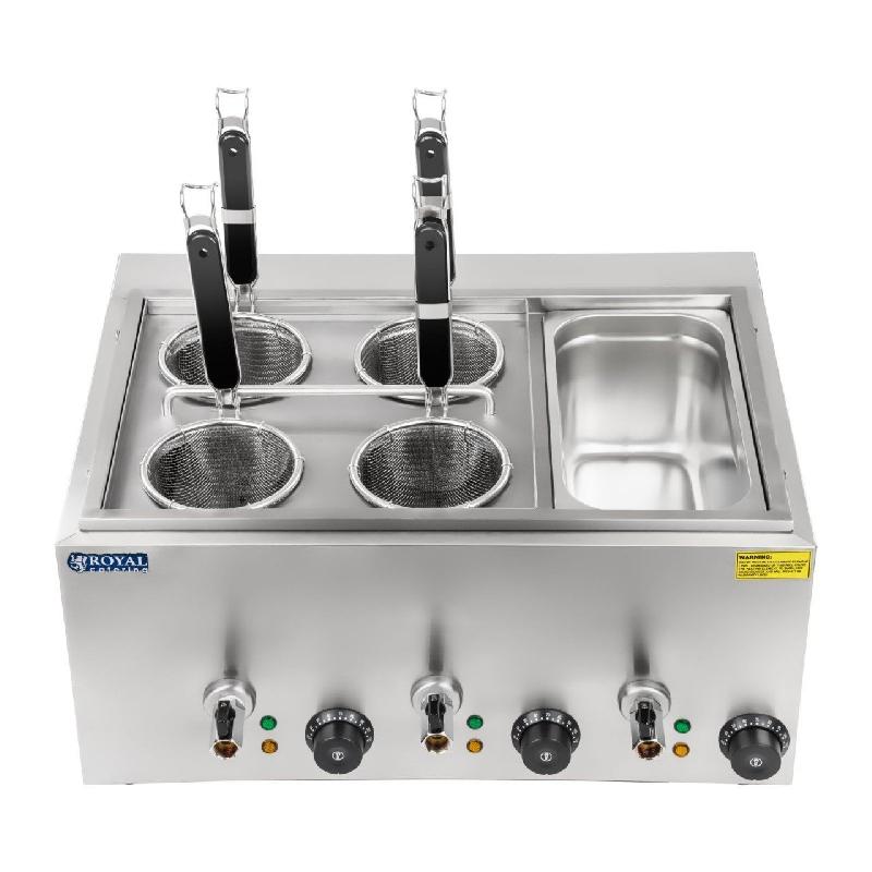 Cuiseur à pâtes - 4 paniers GN 1/3 - 3 x 1.000 Watts - Réf : 14_0001267_0