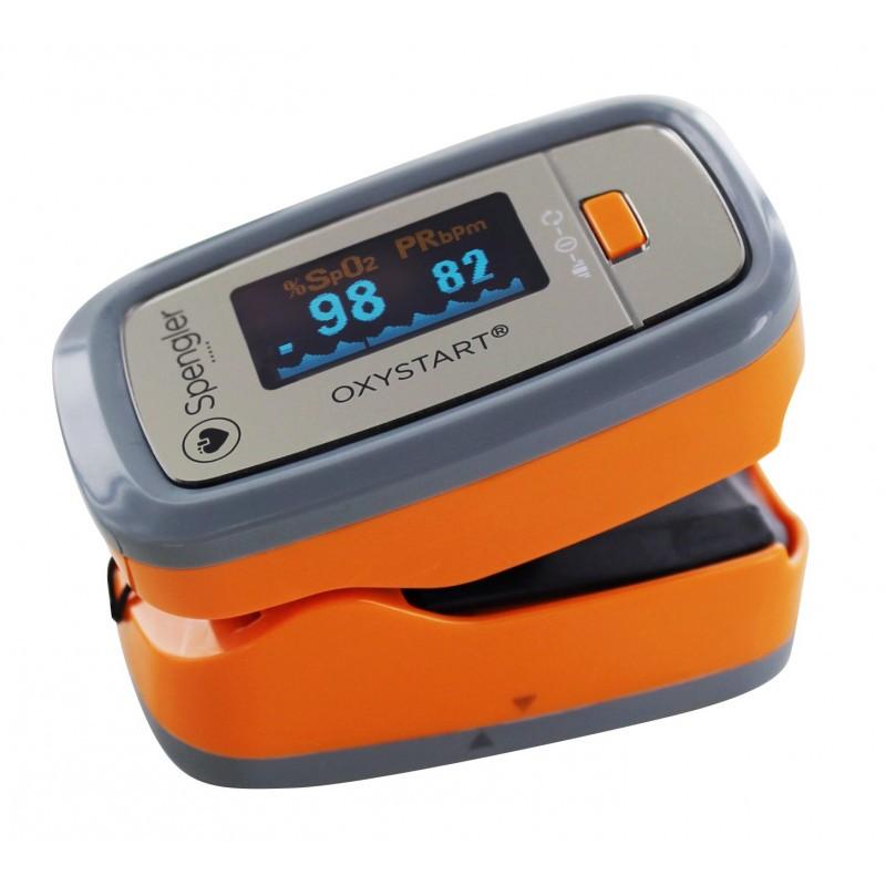 Diag115 - oxystart® - Oxymètre de pouls digital Spengler réf 221050 avec mesure %SpO2 et fréquence cardiaque - 123 secours_0