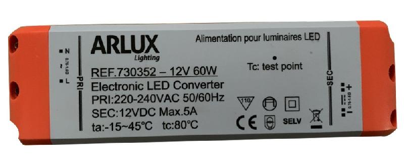 Driver 12V 60W - 5A pour lampe MR16 - alimentation pour luminaire_0