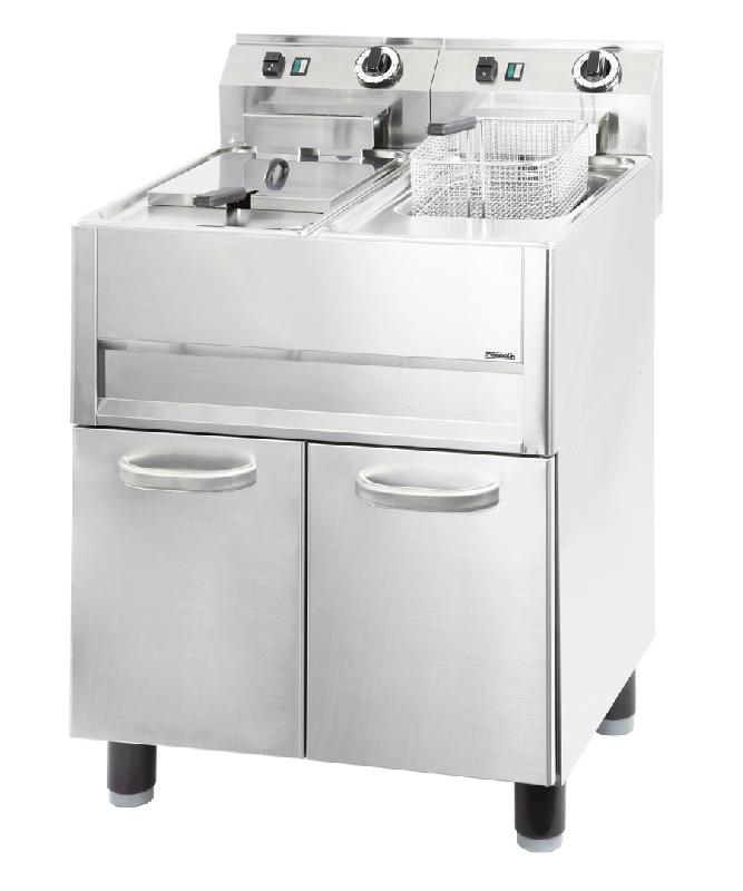 Friteuse professionnelle electrique sur pieds 2 x 13 litres puissance 2 x 9 900 w / 400 v - CFP132_0